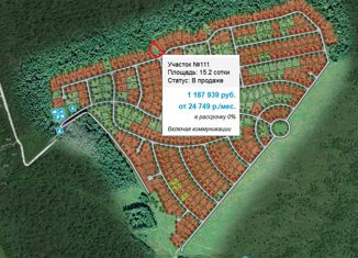 Земельный участок на продажу, 15.22 сот., коттеджный посёлок Велиборы