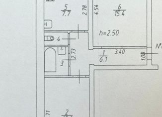 Продам двухкомнатную квартиру, 46.3 м2, Валдай, Комсомольский проспект, 34/34
