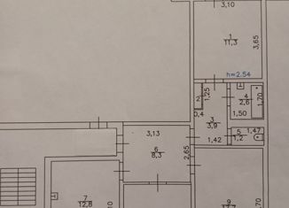 Продаю 3-ком. квартиру, 70.8 м2, посёлок городского типа Стрижи, Комсомольская улица, 22