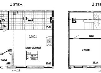 2-ком. квартира на продажу, 140 м2, Санкт-Петербург, 20-я линия Васильевского острова, 5, ЖК Маленькая Франция