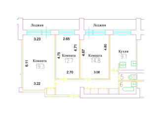 Продам 3-комнатную квартиру, 71.1 м2, Москва, Дмитровское шоссе, 137к1, Дмитровский район