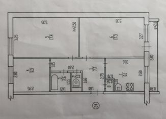 Продам трехкомнатную квартиру, 62 м2, село Новоселки, улица Резцова, 6