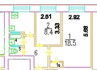 Продажа 2-ком. квартиры, 40.7 м2, Москва, Кронштадтский бульвар, 39к2, станция Коптево