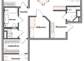 3-комнатная квартира на продажу, 100 м2, Санкт-Петербург, ЖК Гранд Вью, Петровский проспект, 28к1