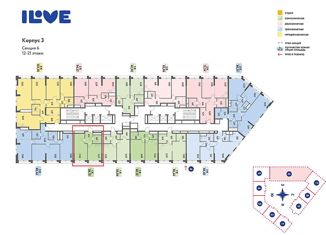 Продажа 1-комнатной квартиры, 38.8 м2, Москва, улица Годовикова, 11к4, метро Алексеевская