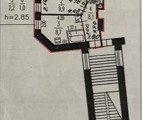 Продам комнату, 42.3 м2, Санкт-Петербург, набережная Обводного канала, 96, метро Фрунзенская