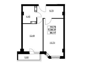 Продаю 1-комнатную квартиру, 40 м2, Волгоград, улица им. Циолковского, 41, Ворошиловский район