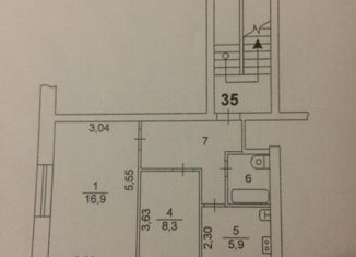 Продаю двухкомнатную квартиру, 43 м2, Челябинск, Пограничная улица, 5, Ленинский район