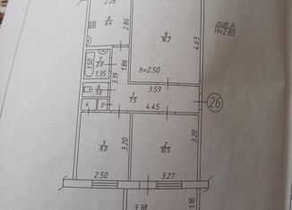 Продам 3-комнатную квартиру, 56.2 м2, Смоленская область, Автозаводская улица, 39