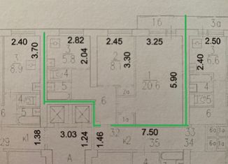 Двухкомнатная квартира на продажу, 45.1 м2, Москва, Петрозаводская улица, 6, Петрозаводская улица