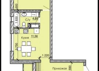 Продаю 2-ком. квартиру, 72.7 м2, Новосибирск, улица Есенина, 12/1, метро Берёзовая роща