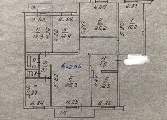 Продажа 5-ком. квартиры, 127 м2, Красноярский край, Новосибирская улица, 35