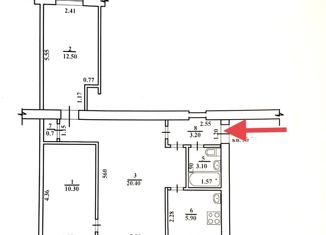 Продается 3-ком. квартира, 56.1 м2, Волгоград, Кировский район, улица Губкина, 15