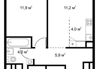 Продаю 2-комнатную квартиру, 36.9 м2, Москва, ЖК Левел Причальный, Причальный проезд, 10Б