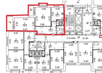 Продаю 2-комнатную квартиру, 64.4 м2, Москва, улица Речников, 18/20, улица Речников