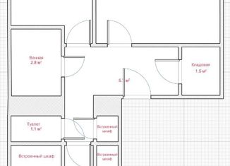Продажа двухкомнатной квартиры, 50.6 м2, Великий Устюг, улица Угловского, 32