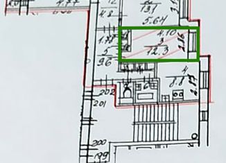 Продам комнату, 67.3 м2, Санкт-Петербург, улица Тельмана, 43к4, муниципальный округ Народный