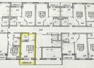 Продам квартиру студию, 24.5 м2, Краснодар, Музыкальный микрорайон, улица имени Мусоргского М.П., 26к2