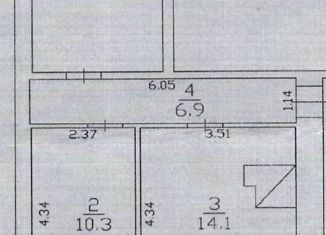 Продаю 2-комнатную квартиру, 46 м2, деревня Новое Поле, улица Комарова, 3