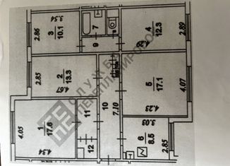 Продам 5-комнатную квартиру, 101.8 м2, Москва, Дубнинская улица, 46, станция Лианозово