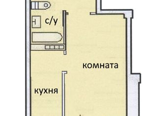 Аренда квартиры студии, 32.96 м2, Санкт-Петербург, Софийская улица, 28, Софийская улица