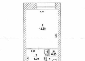 Продажа однокомнатной квартиры, 17.7 м2, Ульяновская область, Амурская улица, 4А