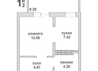 Продаю 1-комнатную квартиру, 30 м2, Верхняя Пышма, ЖК Тихий Центр-3