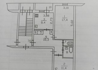 Продается 2-комнатная квартира, 52.4 м2, Шлиссельбург, улица Староладожский Канал, 3