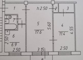 Продаю 2-ком. квартиру, 45.5 м2, Ангарск, 13-й микрорайон, 12