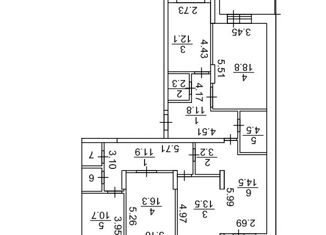 Продам 5-комнатную квартиру, 131.3 м2, Новосибирск, улица Николаева, 18, Советский район