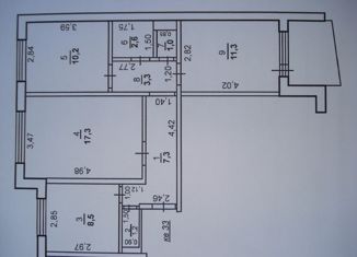 Сдача в аренду 3-ком. квартиры, 64 м2, Саратов, Томская улица, 14, Заводской район