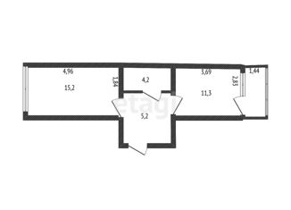 Продажа 1-ком. квартиры, 35.9 м2, Краснодар, улица Красных Партизан, 1/4к21, Прикубанский округ