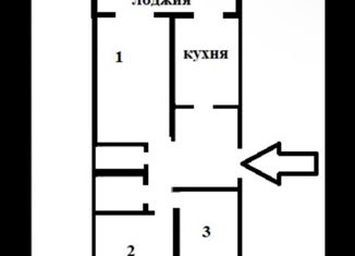 Продажа трехкомнатной квартиры, 60.3 м2, село Дружба, Комсомольский переулок, 4