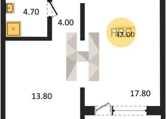 Продаю 2-комнатную квартиру, 42 м2, Новосибирск, улица Связистов, 13/2, метро Площадь Маркса