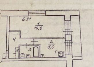 Продам 1-комнатную квартиру, 39 м2, посёлок Фетинино, посёлок Фетинино, 22