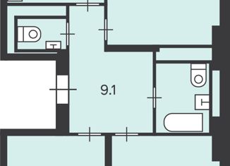 Продается 3-комнатная квартира, 75.4 м2, Москва, ЮВАО, улица Академика Скрябина, 3/1к3