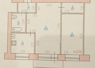 Продается 2-комнатная квартира, 40.4 м2, Барнаул, Комсомольский проспект, 75А