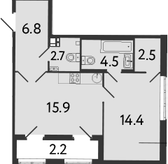 Продажа 1-ком. квартиры, 49 м2, Санкт-Петербург, Миргородская улица, 1, муниципальный округ Лиговка-Ямская