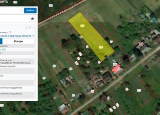 Продаю участок, 24 сот., деревня Хрущево, Ромашковая улица