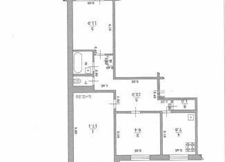 3-ком. квартира на продажу, 63 м2, Выкса, Центральный микрорайон, 11