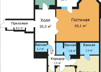 Продается 4-ком. квартира, 205.4 м2, Москва, улица Архитектора Власова, 6, Ломоносовский район