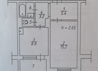 Продаю 1-комнатную квартиру, 36 м2, Красноярск, улица Дмитрия Мартынова, 18, Центральный район