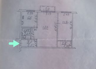 Продажа 2-комнатной квартиры, 46.4 м2, Самара, Спортивная улица, 12, Железнодорожный район