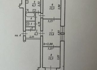 Продам 3-ком. квартиру, 58.5 м2, Советская Гавань, улица 15 Погибших Партизан, 81