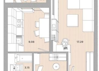Продается 1-ком. квартира, 35.9 м2, поселок Горбатовка, Молодёжная улица, 3к4
