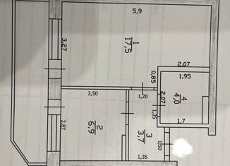 Продам 1-комнатную квартиру, 32.1 м2, Казань, улица Кулахметова, 15, Московский район