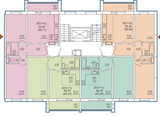 Продам 2-комнатную квартиру, 43 м2, Копейск, улица Борьбы, 61А