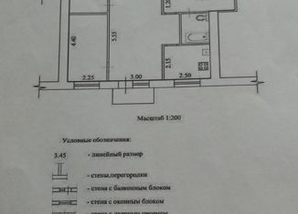 Продается 2-комнатная квартира, 43.8 м2, Волгоградская область, улица Батова, 8