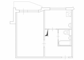 Однокомнатная квартира на продажу, 37.1 м2, Москва, Новороссийская улица, 30к1, метро Люблино