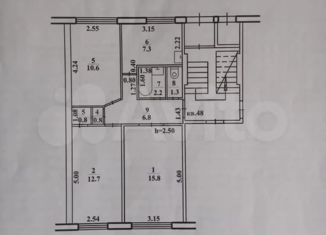Продам 3-комнатную квартиру, 58.3 м2, Барабинск, улица Островского, 7